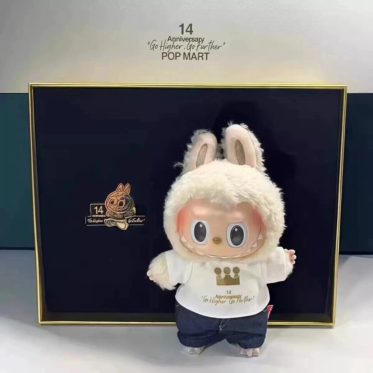 Authentic POP MART Labubu 14th Anniversary Etciting Macaron Plush Confirmed Toy