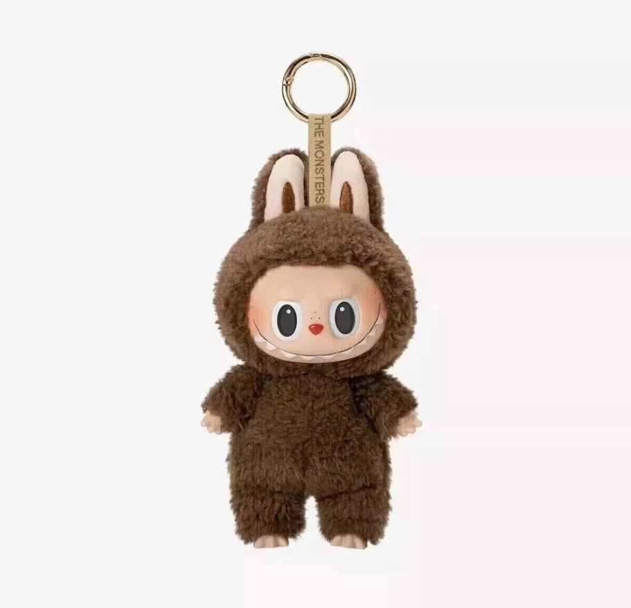 POP MART Labubu The Monsters Etciting Macaron Plush Confirmed Toys -Chestnut Cocoa
