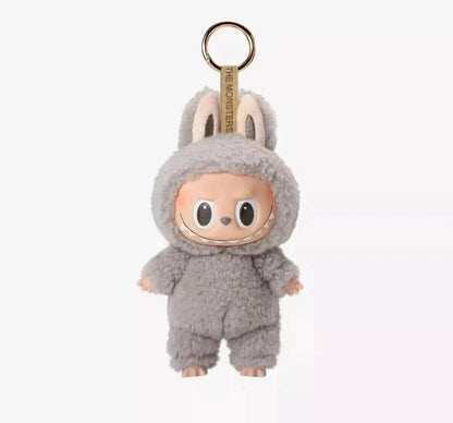 POP MART Labubu The Monsters Etciting Macaron Plush Confirmed Toys -Sesame Bean