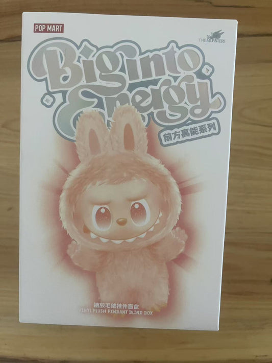 LABUBU POP MART The Monsters Big Into Energy Pendant Plush Sealed Bag Gift
