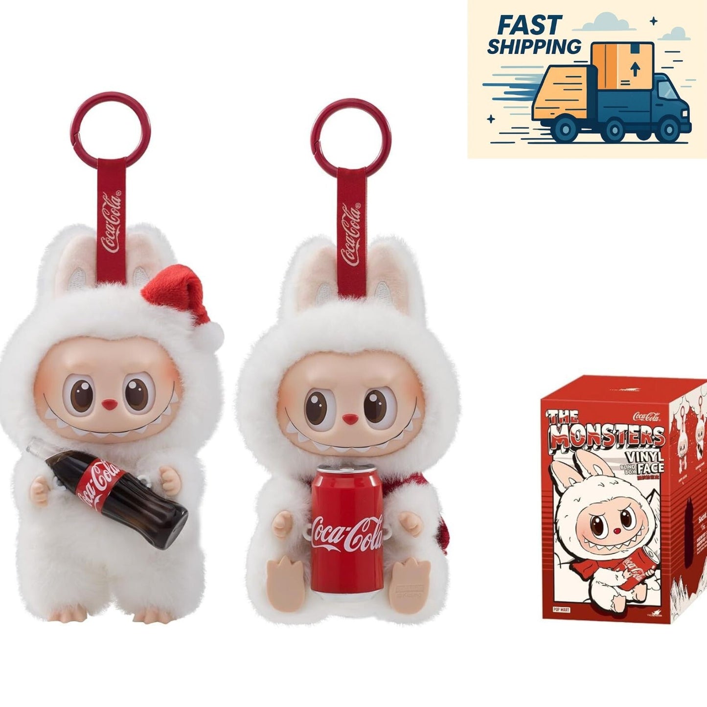 POP MART THE MONSTERS COCA-COLA SERIES Vinyl Face Blind Box LABUBU