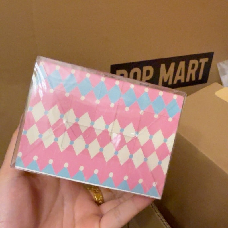 Authentic POP MART LABUBU THE MONSTERS Let’s Checkmate Vinyl Plush Hanging Card