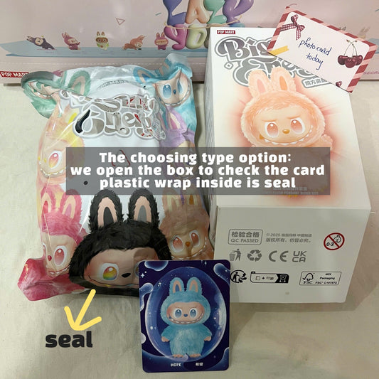 POP MART LABUBU version 3 v3 BIG INTO ENERGY BLIND BOX REAL NEW 1 blind box