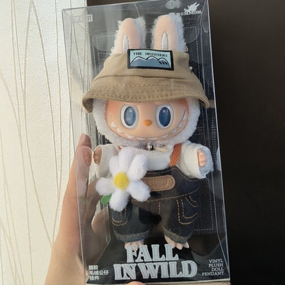 POP MART Labubu Authentic THE MONSTERS FALL IN WILD inyl Plush Pendant