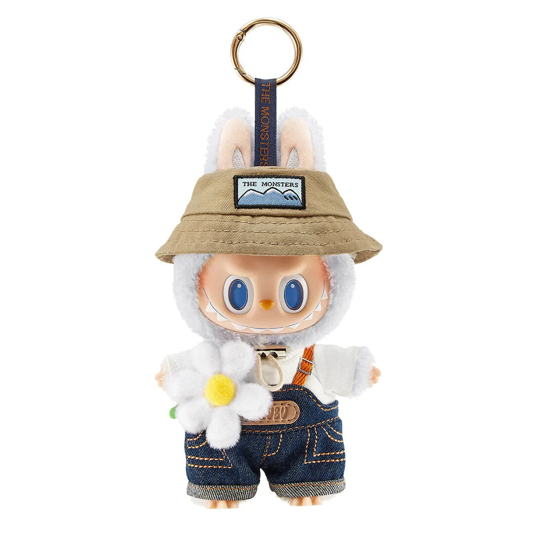 Authentic POP MART Labubu THE MONSTERS FALL IN WILD Vinyl Plush Keychain Toy
