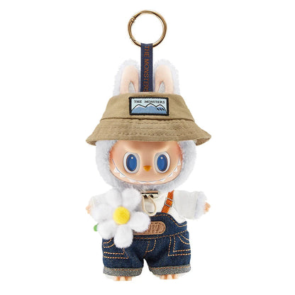 Authentic POP MART Labubu THE MONSTERS FALL IN WILD Vinyl Plush Keychain Toy