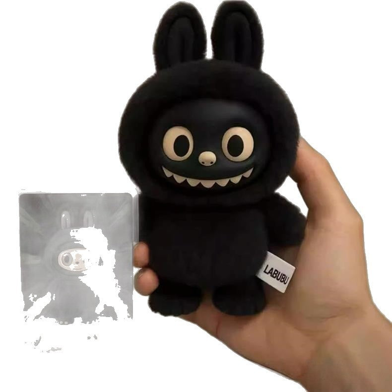 2025The New Labubu Black Plush Doll Pulls A Creative Decorative Pendant Pop Mart