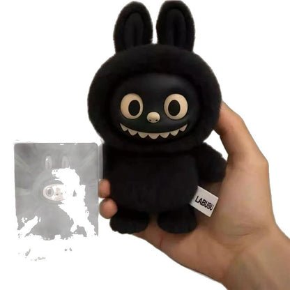 2025The New Labubu Black Plush Doll Pulls A Creative Decorative Pendant Pop Mart