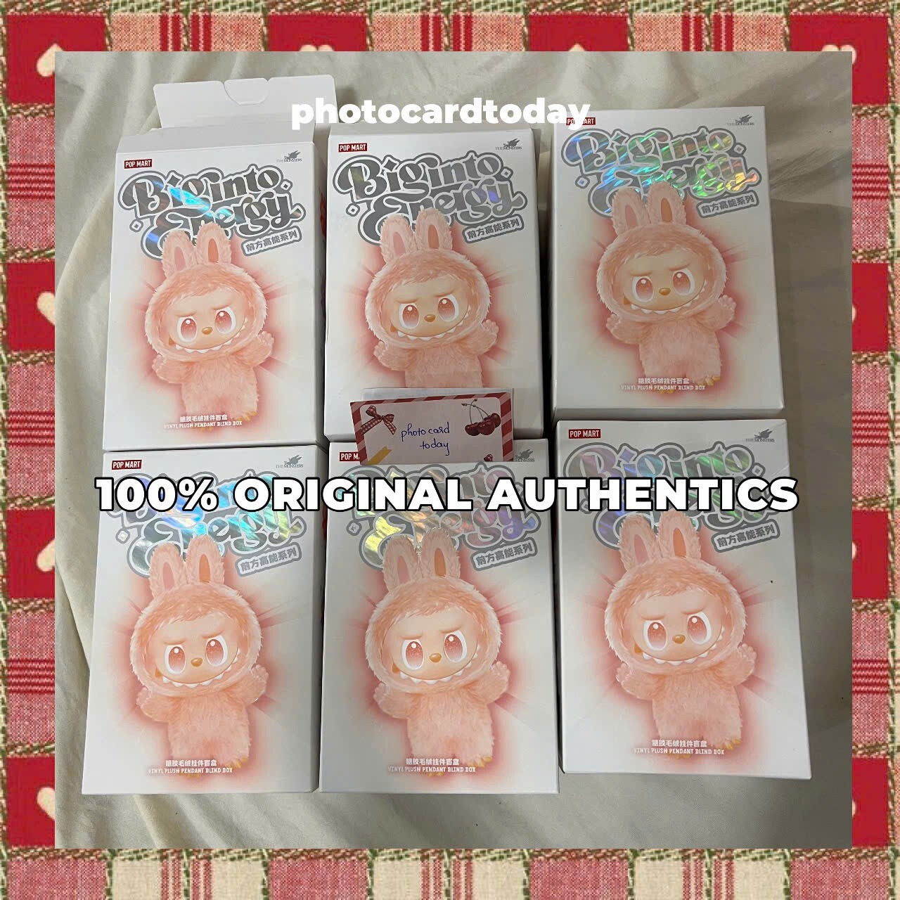 POP MART LABUBU version 3 v3 BIG INTO ENERGY BLIND BOX REAL NEW 1 blind box